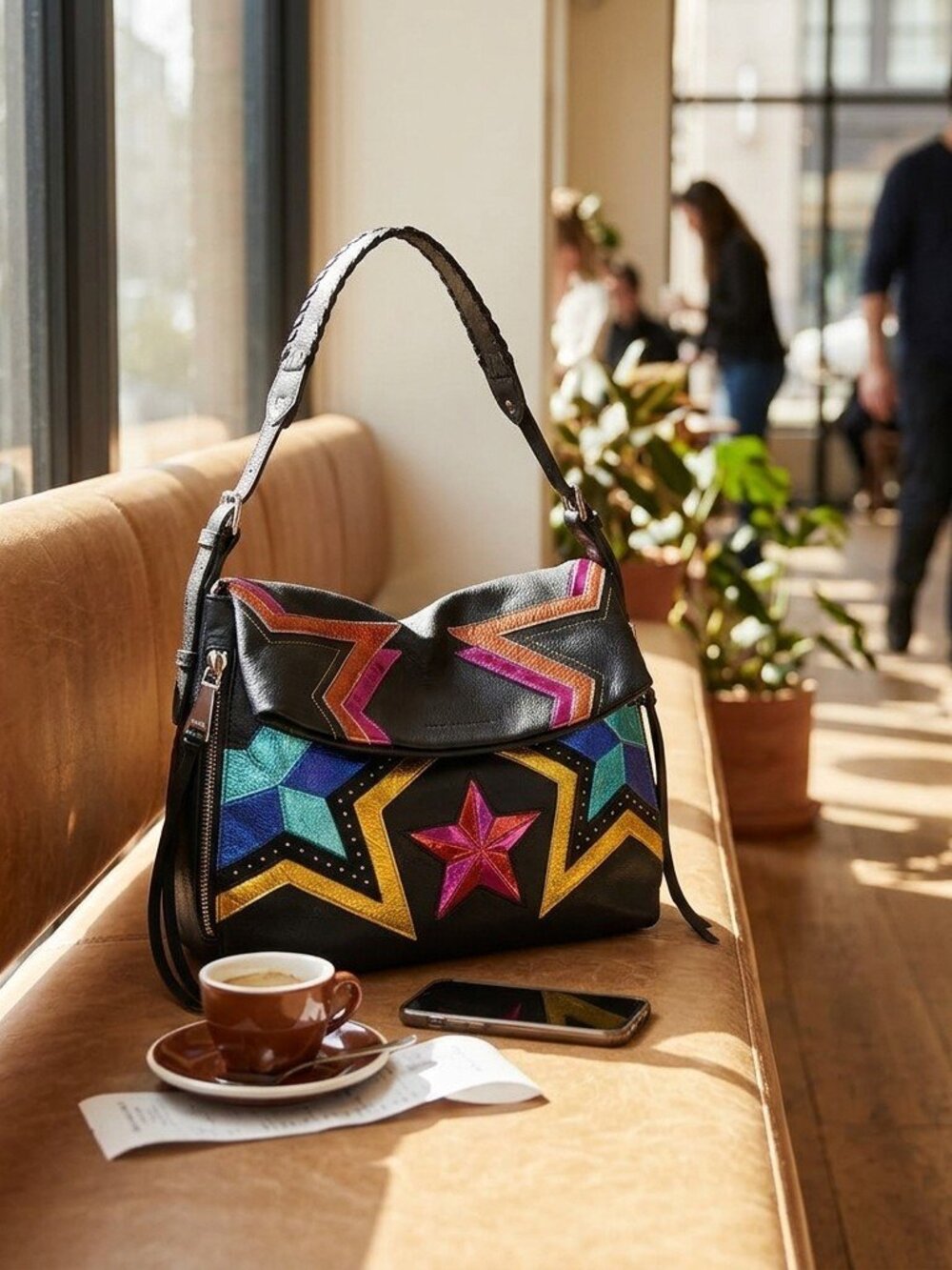 Aimee Kestenberg Bali Novelty Hobo Star Bag - Picture 7 of 7